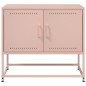 vidaXL TV-Schrank Rosa 68,5x39x60,5 cm Stahl vidaXL TV-Schrank Rosa 68,5x39x60,5 cm Stahl