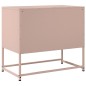 vidaXL TV-Schrank Rosa 68,5x39x60,5 cm Stahl vidaXL TV-Schrank Rosa 68,5x39x60,5 cm Stahl