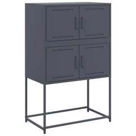 vidaXL Sideboard Anthrazit 68,5x38,5x107 cm Stahl