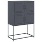 vidaXL Sideboard Anthrazit 68,5x38,5x107 cm Stahl vidaXL Sideboard Anthrazit 68,5x38,5x107 cm Stahl