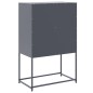 vidaXL Sideboard Anthrazit 68,5x38,5x107 cm Stahl vidaXL Sideboard Anthrazit 68,5x38,5x107 cm Stahl