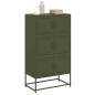 vidaXL Sideboard Olivgrün 68,5x38,5x123,5 cm Stahl vidaXL Sideboard Olivgrün 68,5x38,5x123,5 cm Stahl