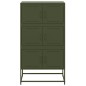 vidaXL Sideboard Olivgrün 68,5x38,5x123,5 cm Stahl vidaXL Sideboard Olivgrün 68,5x38,5x123,5 cm Stahl