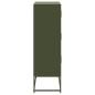vidaXL Sideboard Olivgrün 68,5x38,5x123,5 cm Stahl vidaXL Sideboard Olivgrün 68,5x38,5x123,5 cm Stahl