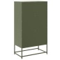vidaXL Sideboard Olivgrün 68,5x38,5x123,5 cm Stahl vidaXL Sideboard Olivgrün 68,5x38,5x123,5 cm Stahl
