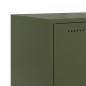 vidaXL Sideboard Olivgrün 68,5x38,5x123,5 cm Stahl vidaXL Sideboard Olivgrün 68,5x38,5x123,5 cm Stahl