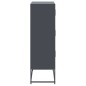 vidaXL Sideboard Anthrazit 68,5x38,5x123,5 cm Stahl vidaXL Sideboard Anthrazit 68,5x38,5x123,5 cm Stahl