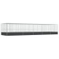 vidaXL Voliere mit Erweiterung Silbern 1139x307x212 cm Stahl vidaXL Voliere mit Erweiterung Silbern 1139x307x212 cm Stahl
