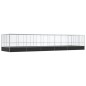 vidaXL Voliere mit Erweiterung Silbern 1139x307x212 cm Stahl vidaXL Voliere mit Erweiterung Silbern 1139x307x212 cm Stahl