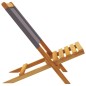 vidaXL Gartenstühle 4 Stk. Klappbar Anthrazit Stoff und Massivholz vidaXL Gartenstühle 4 Stk. Klappbar Anthrazit Stoff und Massivholz