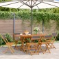 vidaXL Gartenstühle 6 Stk. Klappbar Anthrazit Stoff und Massivholz vidaXL Gartenstühle 6 Stk. Klappbar Anthrazit Stoff und Massivholz
