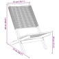 vidaXL Gartenstühle 6 Stk. Klappbar Beige Massivholz Akazie vidaXL Gartenstühle 6 Stk. Klappbar Beige Massivholz Akazie