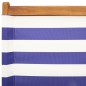 vidaXL Gartenstühle 8 Stk. Klappbar Blau und Weiß Stoff und Massivholz vidaXL Gartenstühle 8 Stk. Klappbar Blau und Weiß Stoff und Massivholz
