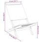 vidaXL Gartenstühle 8 Stk. Klappbar Blau und Weiß Stoff und Massivholz vidaXL Gartenstühle 8 Stk. Klappbar Blau und Weiß Stoff und Massivholz
