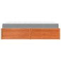 vidaXL Bett mit Matratze Wachsbraun 90x190 cm Massivholz Kiefer vidaXL Bett mit Matratze Wachsbraun 90x190 cm Massivholz Kiefer