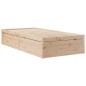 vidaXL Bett mit Matratze 90x200 cm Massivholz Kiefer vidaXL Bett mit Matratze 90x200 cm Massivholz Kiefer