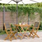 vidaXL 3-tlg. Bistro-Set Grau Polypropylen und Massivholz vidaXL 3-tlg. Bistro-Set Grau Polypropylen und Massivholz