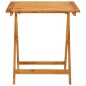 vidaXL 3-tlg. Bistro-Set Grau Polypropylen und Massivholz vidaXL 3-tlg. Bistro-Set Grau Polypropylen und Massivholz