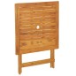 vidaXL 3-tlg. Bistro-Set Grau Polypropylen und Massivholz vidaXL 3-tlg. Bistro-Set Grau Polypropylen und Massivholz