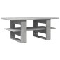 vidaXL Couchtisch Betongrau 102x55x42 cm Holzwerkstoff vidaXL Couchtisch Betongrau 102x55x42 cm Holzwerkstoff