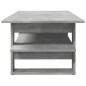 vidaXL Couchtisch Betongrau 102x55x42 cm Holzwerkstoff vidaXL Couchtisch Betongrau 102x55x42 cm Holzwerkstoff