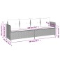 vidaXL 5-tlg. Garten-Sofagarnitur mit Kissen Hellgrau Poly Rattan vidaXL 5-tlg. Garten-Sofagarnitur mit Kissen Hellgrau Poly Rattan