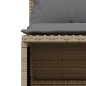 vidaXL 5-tlg. Garten-Sofagarnitur mit Kissen Beige Poly Rattan vidaXL 5-tlg. Garten-Sofagarnitur mit Kissen Beige Poly Rattan