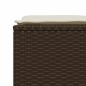 vidaXL 5-tlg. Garten-Sofagarnitur mit Kissen Braun Poly Rattan vidaXL 5-tlg. Garten-Sofagarnitur mit Kissen Braun Poly Rattan
