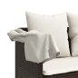 vidaXL 5-tlg. Garten-Sofagarnitur mit Kissen Braun Poly Rattan vidaXL 5-tlg. Garten-Sofagarnitur mit Kissen Braun Poly Rattan