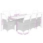 vidaXL 9-tlg. Garten-Essgruppe mit Kissen Schwarz Poly Rattan vidaXL 9-tlg. Garten-Essgruppe mit Kissen Schwarz Poly Rattan