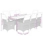vidaXL 9-tlg. Garten-Essgruppe mit Kissen Beige Poly Rattan vidaXL 9-tlg. Garten-Essgruppe mit Kissen Beige Poly Rattan