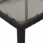 vidaXL 7-tlg. Garten-Essgruppe mit Kissen Schwarz Poly Rattan vidaXL 7-tlg. Garten-Essgruppe mit Kissen Schwarz Poly Rattan