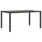 vidaXL 5-tlg. Garten-Essgruppe mit Kissen Schwarz Poly Rattan vidaXL 5-tlg. Garten-Essgruppe mit Kissen Schwarz Poly Rattan