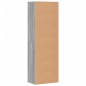 vidaXL Highboard Grau Sonoma 60x35x180 cm Holzwerkstoff vidaXL Highboard Grau Sonoma 60x35x180 cm Holzwerkstoff