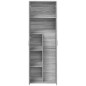 vidaXL Highboard Grau Sonoma 60x35x180 cm Holzwerkstoff vidaXL Highboard Grau Sonoma 60x35x180 cm Holzwerkstoff