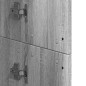 vidaXL Highboard Grau Sonoma 60x35x180 cm Holzwerkstoff vidaXL Highboard Grau Sonoma 60x35x180 cm Holzwerkstoff