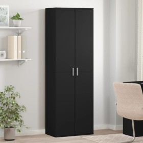 vidaXL Highboard Schwarz 60x35x180 cm Holzwerkstoff