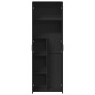 vidaXL Highboard Schwarz 60x35x180 cm Holzwerkstoff vidaXL Highboard Schwarz 60x35x180 cm Holzwerkstoff