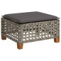 vidaXL 8-tlg. Garten-Sofagarnitur mit Kissen Grau Poly Rattan vidaXL 8-tlg. Garten-Sofagarnitur mit Kissen Grau Poly Rattan
