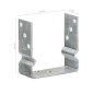 vidaXL Pfostenträger 2 Stk. Silbern 14×6×15 cm Verzinkter Stahl vidaXL Pfostenträger 2 Stk. Silbern 14×6×15 cm Verzinkter Stahl