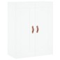 Highboard Weiß 69,5x34x180 cm Holzwerkstoff Highboard Weiß 69,5x34x180 cm Holzwerkstoff