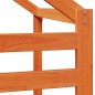 vidaXL Dach für Kinderbett Wachsbraun 188x82x113 cm Massivholz Kiefer vidaXL Dach für Kinderbett Wachsbraun 188x82x113 cm Massivholz Kiefer
