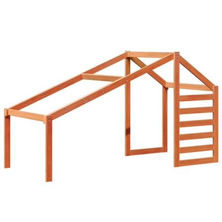 vidaXL Dach für Kinderbett Wachsbraun 198x97x113 cm Massivholz Kiefer
