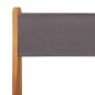 vidaXL 3-tlg. Bistro-Set Anthrazit Stoff und Massivholz vidaXL 3-tlg. Bistro-Set Anthrazit Stoff und Massivholz