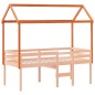vidaXL Dach für Kinderbett Wachsbraun 207x80,5x151,5 cm Massivholz vidaXL Dach für Kinderbett Wachsbraun 207x80,5x151,5 cm Massivholz