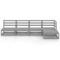 vidaXL 5-tlg. Garten-Lounge-Set Grau Massivholz Kiefer vidaXL 5-tlg. Garten-Lounge-Set Grau Massivholz Kiefer