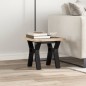 vidaXL Couchtisch Y-Gestell 50x50x35,5cm Massivholz Kiefer & Gusseisen vidaXL Couchtisch Y-Gestell 50x50x35,5cm Massivholz Kiefer & Gusseisen