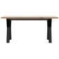 vidaXL Couchtisch Y-Gestell 100x50x45,5 cm Massivholz Kiefer Gusseisen vidaXL Couchtisch Y-Gestell 100x50x45,5 cm Massivholz Kiefer Gusseisen