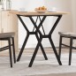 vidaXL Esstisch Y-Gestell 70x70x75,5 cm Massivholz Kiefer & Gusseisen vidaXL Esstisch Y-Gestell 70x70x75,5 cm Massivholz Kiefer & Gusseisen