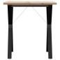vidaXL Esstisch Y-Gestell 70x70x75,5 cm Massivholz Kiefer & Gusseisen vidaXL Esstisch Y-Gestell 70x70x75,5 cm Massivholz Kiefer & Gusseisen
